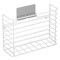 mDesign Metal Wall Mount Kitchen Storage Organizer Basket Bin